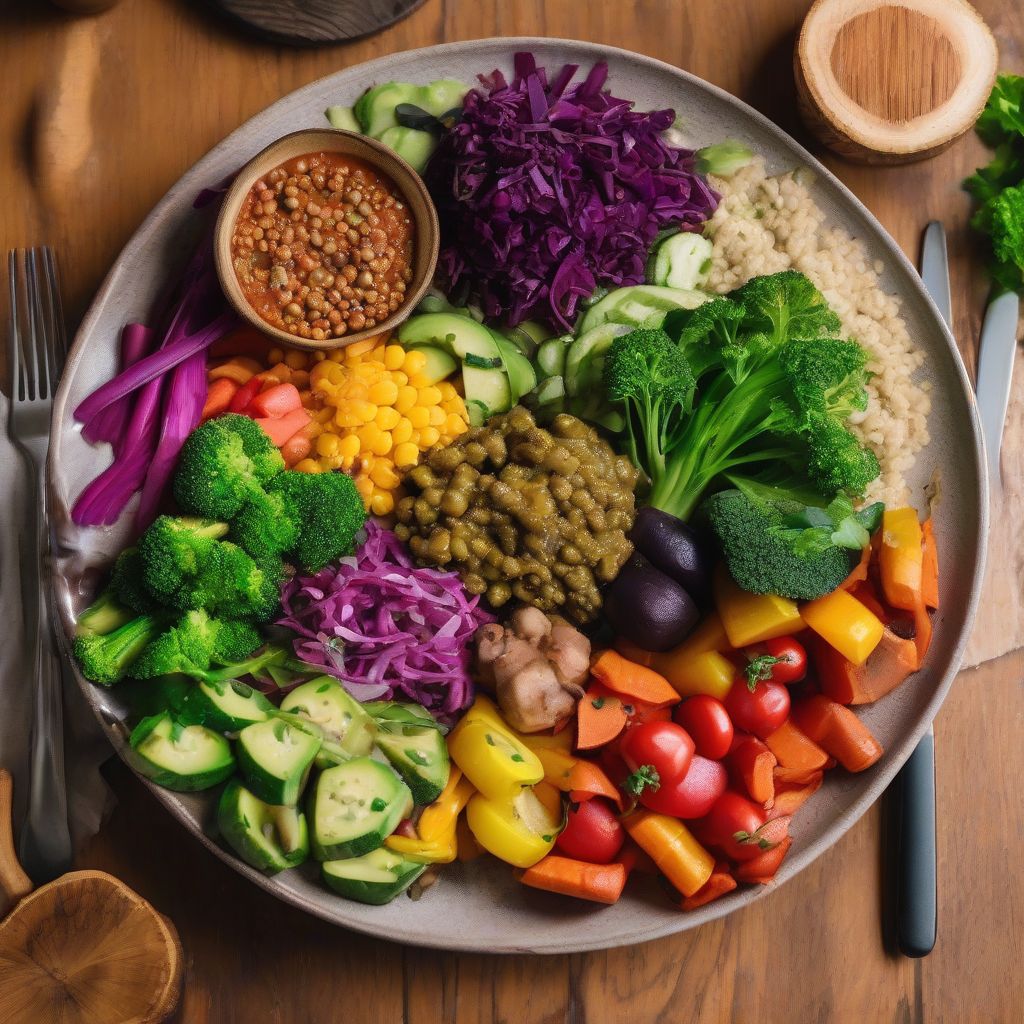 Colorful Plant-Based Meal