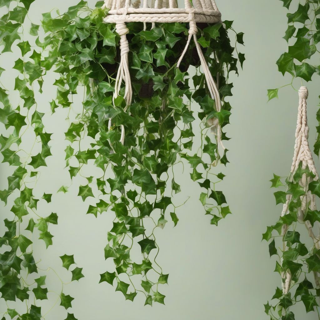 English Ivy in a Hanging Basket