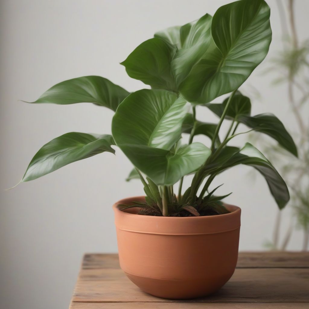 Indoor Plant in Terracotta Pot