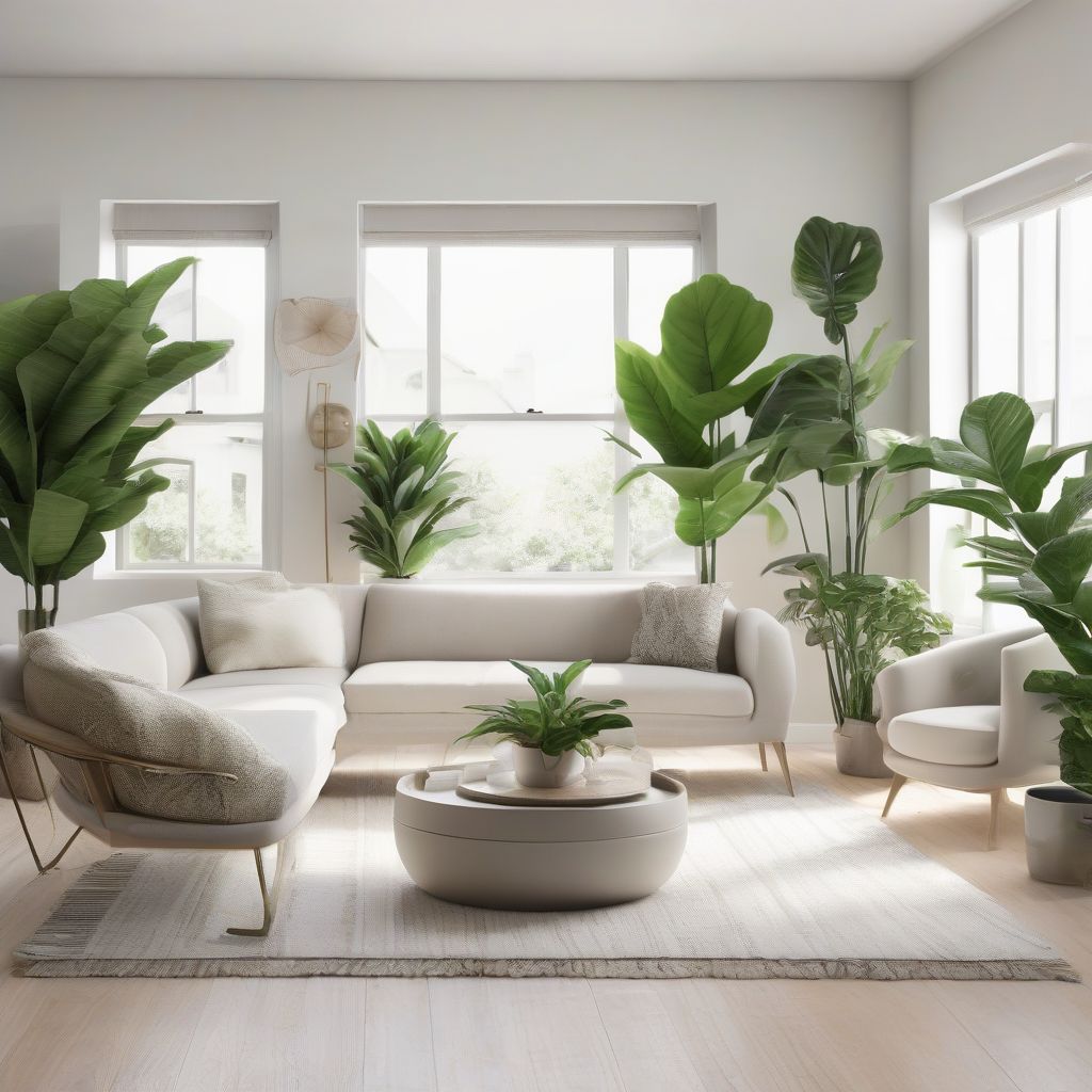 Indoor Plants and Stylish Decor