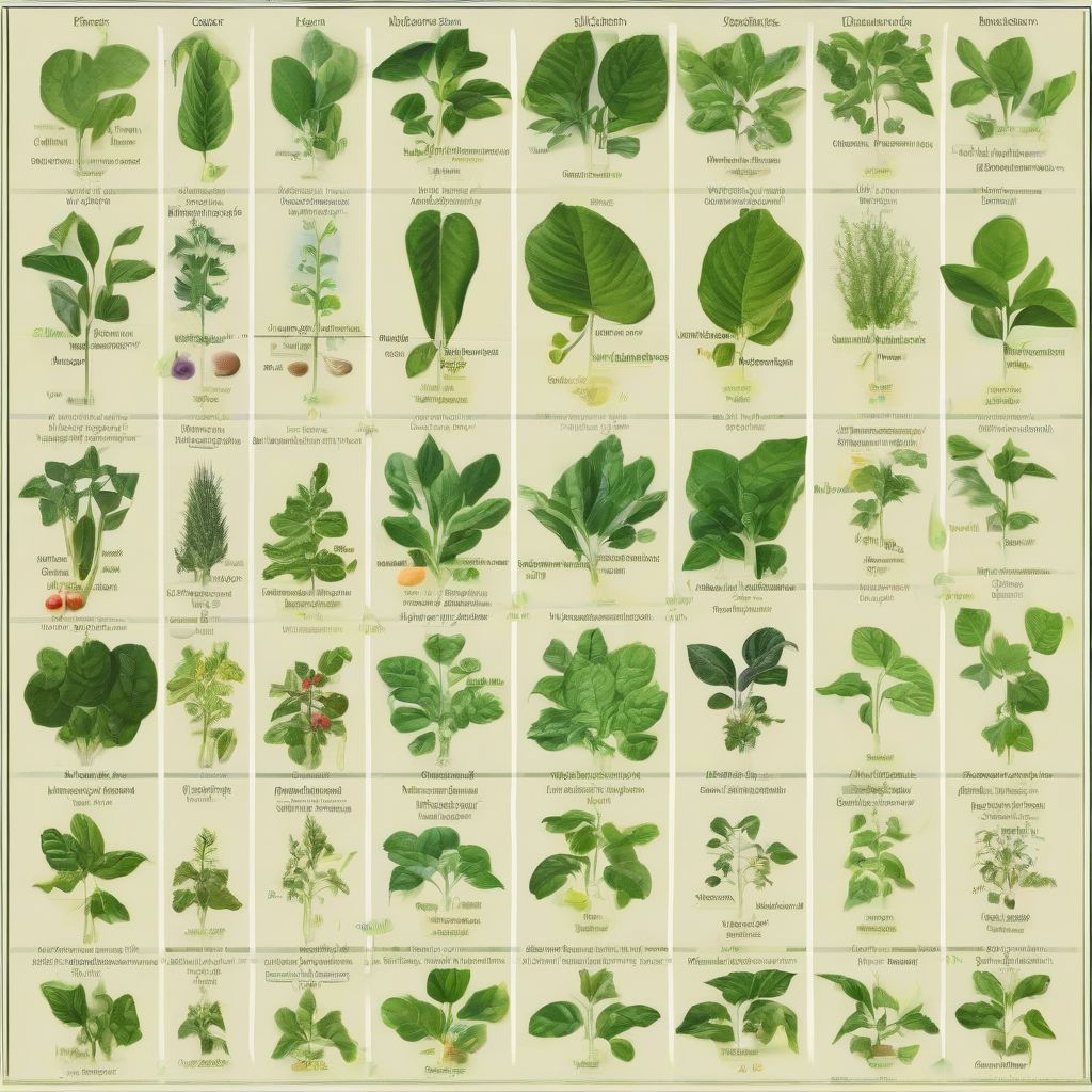 Nutrient Deficiency Chart