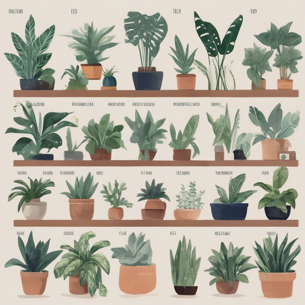 Plants Thriving in Different Rooms