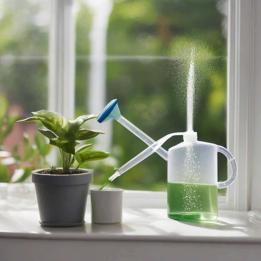 Watering Can and Spray Bottle