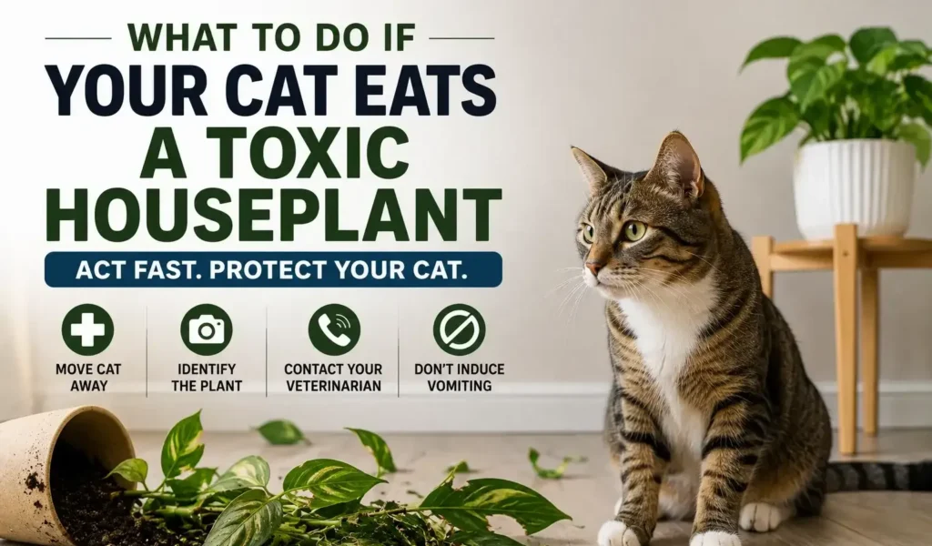 What to Do If Your Cat Eats a Toxic Houseplant
