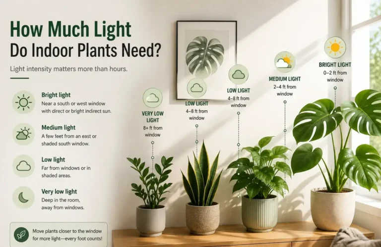 How Much Light Do Indoor Plants Need