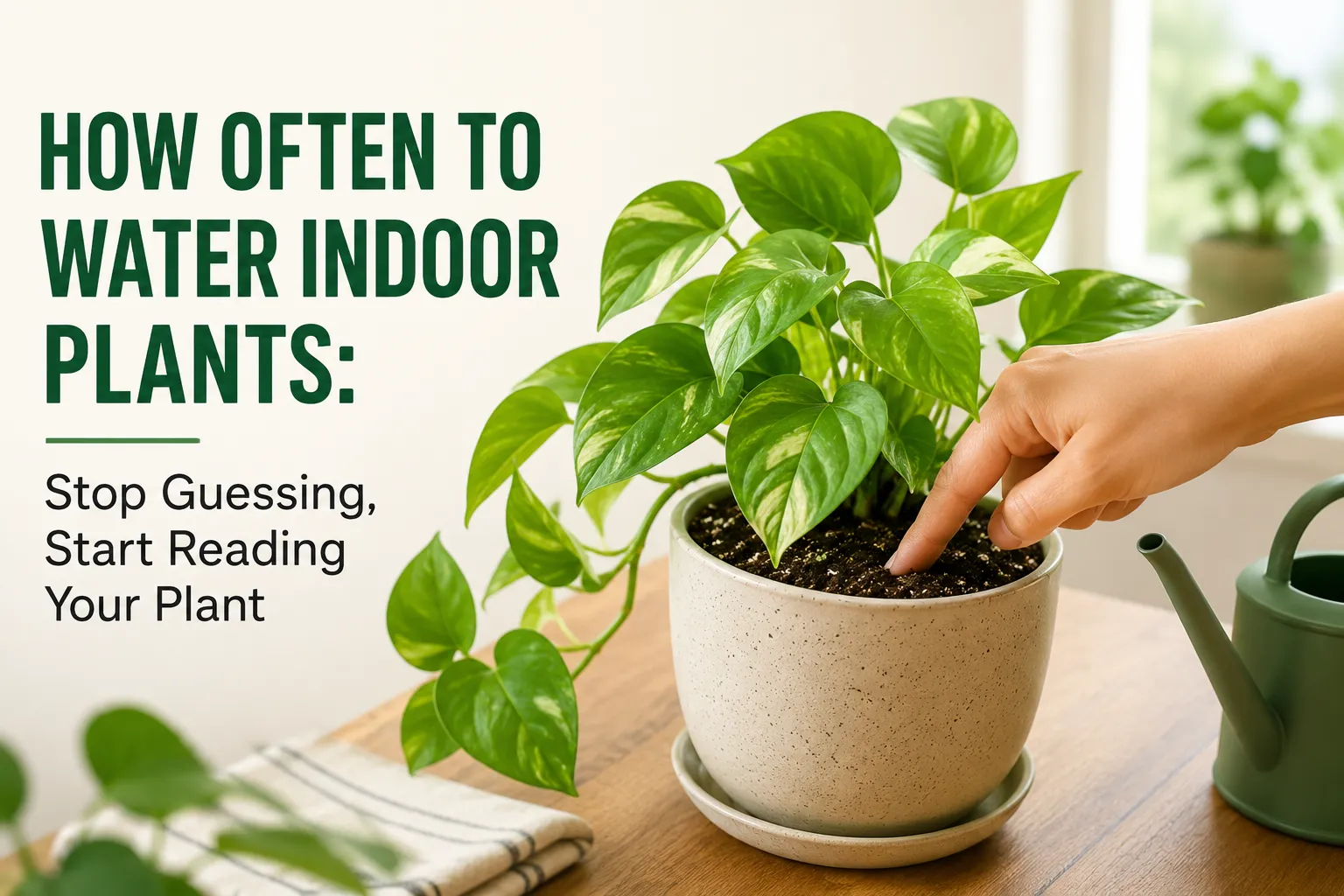 How Often to Water Indoor Plants