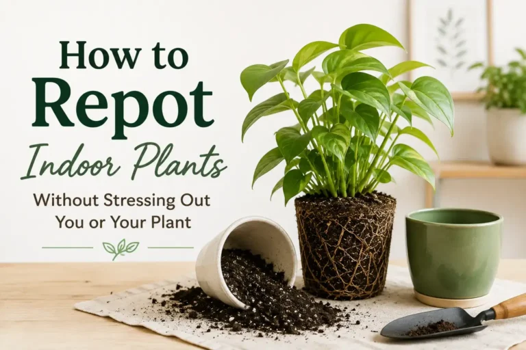 How to Repot Indoor Plants