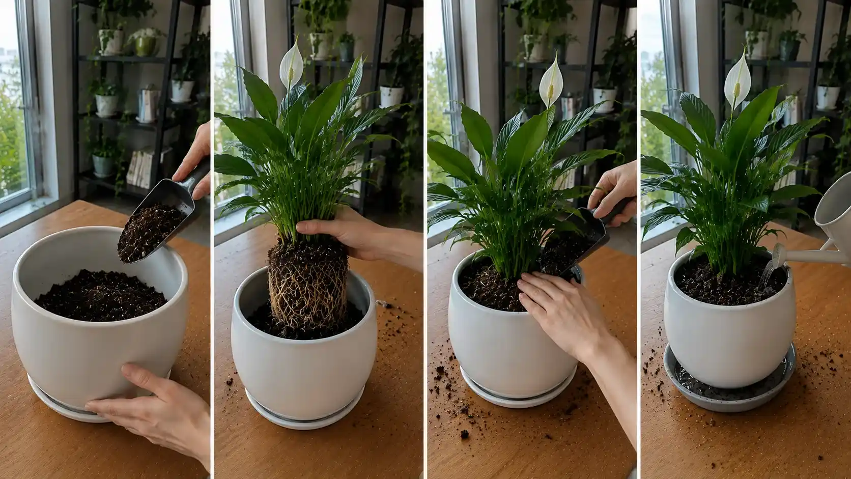 Peace Lily Propagation and Repotting