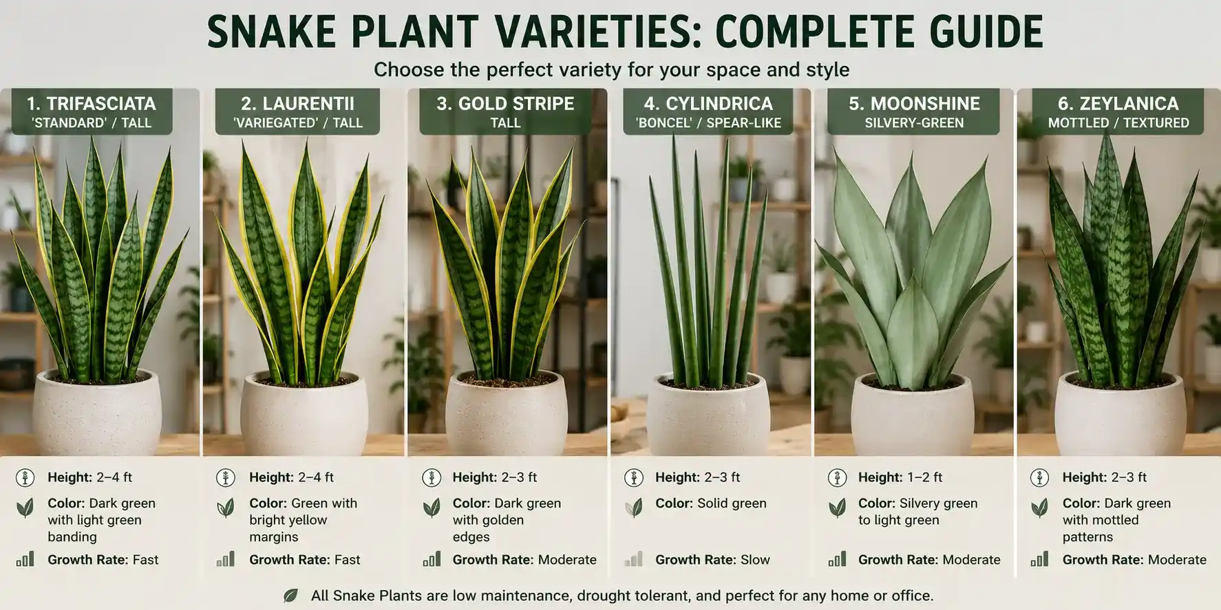 Snake Plant Varieties