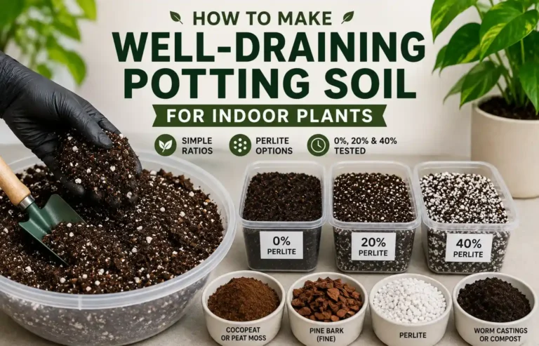Well-Draining Potting Soil for Indoor Plants