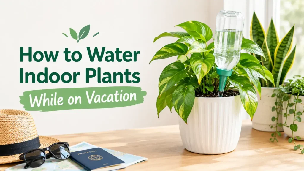 How to Water Indoor Plants While on Vacation