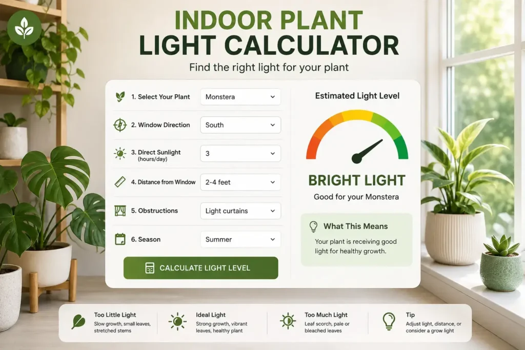 Indoor Plant Light Calculator
