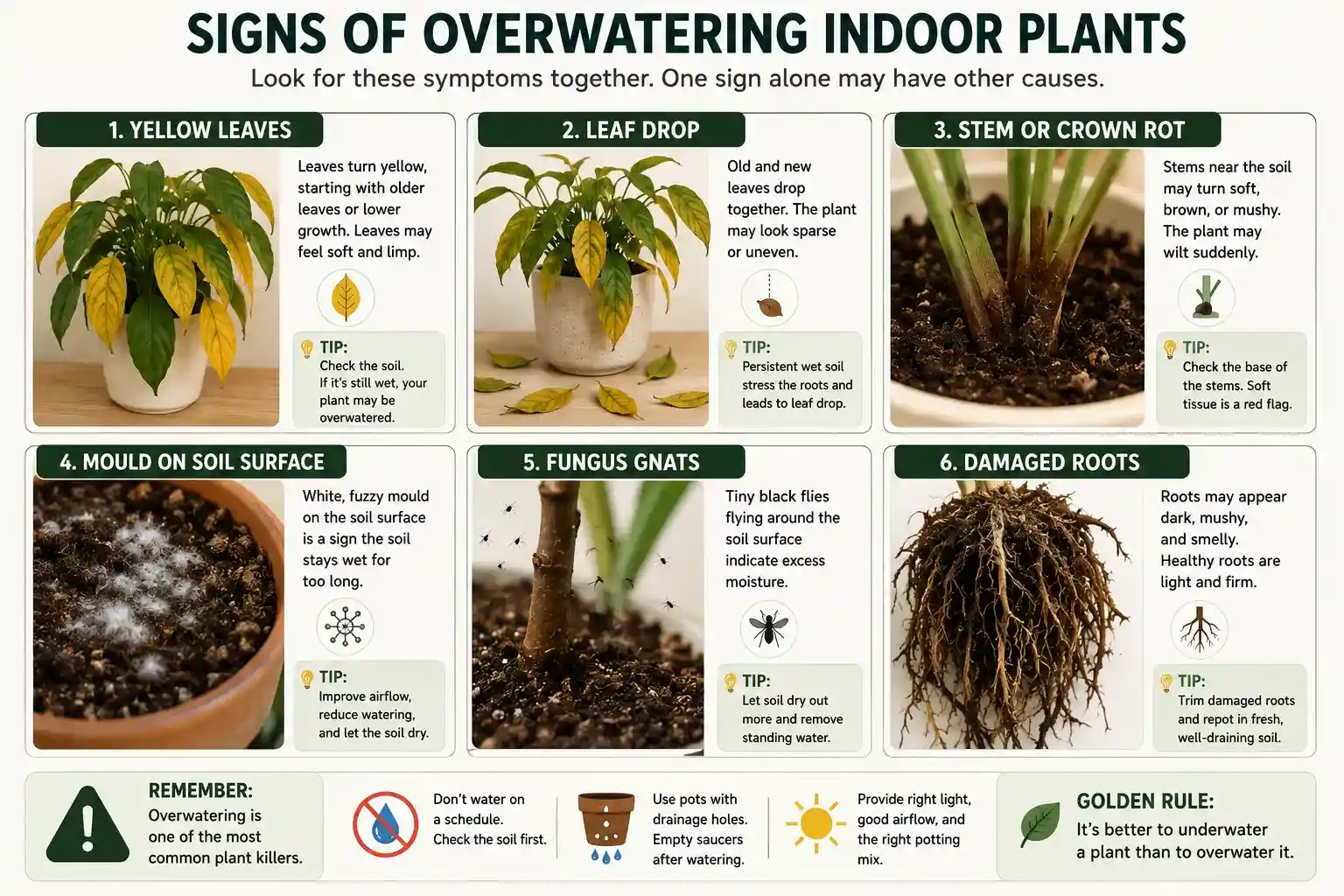 Overwatering Indoor Plants