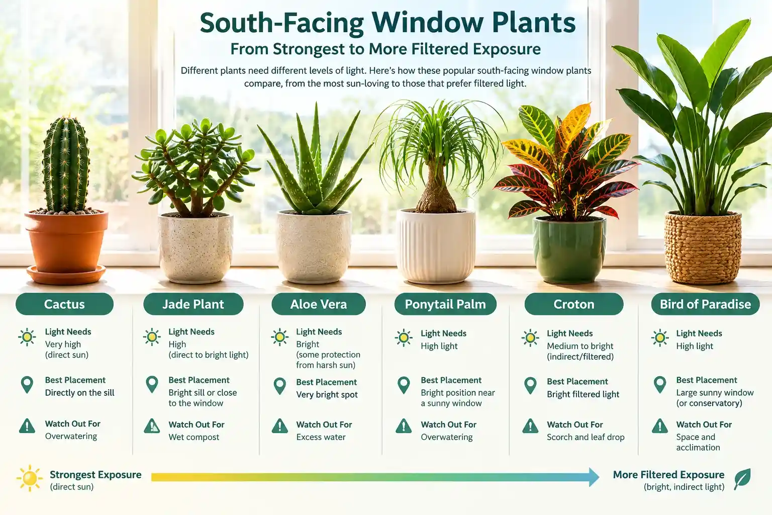 South Facing Window Plants