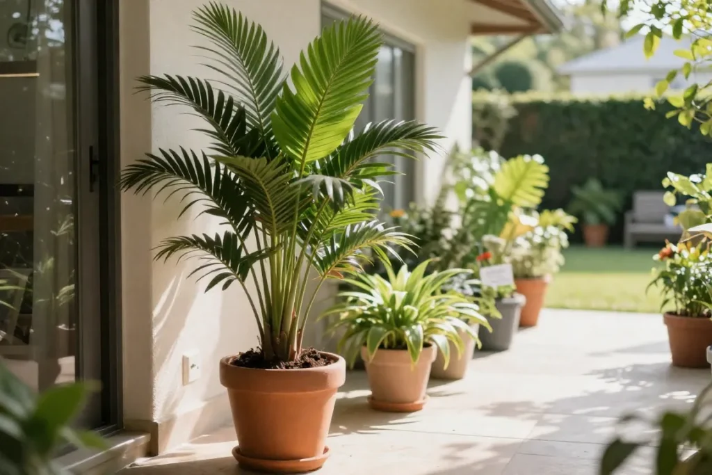 Move Indoor Plants Outside